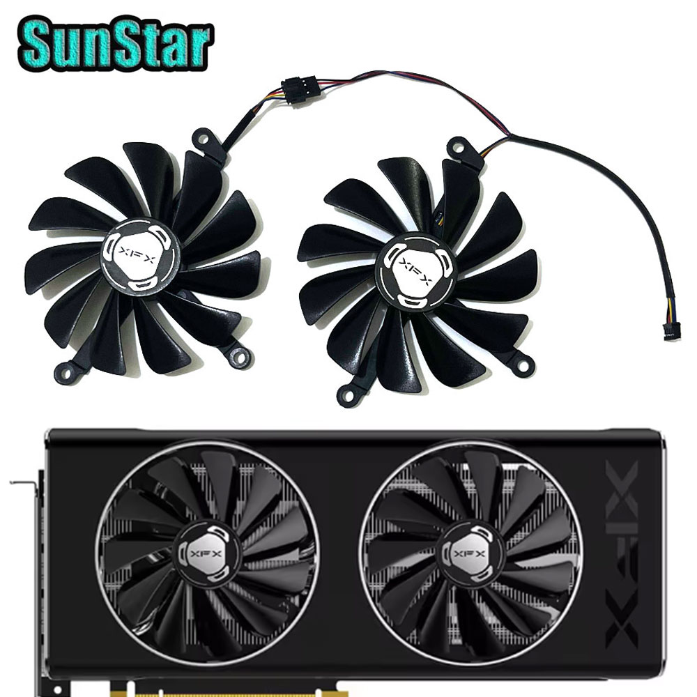Rx 5700 Xt 8Gb Video Card - Novo 1 conjunto 95mm rx 5700