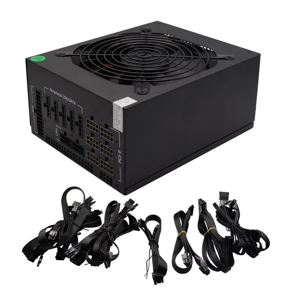 2000W Atx Mining Power Supply - Fonte de alimentação completa do computador