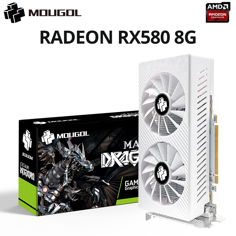 Rx 580 8Gb 2048Sp Gpu - MOUGOL AMD Radeon RX580 8GB Placa