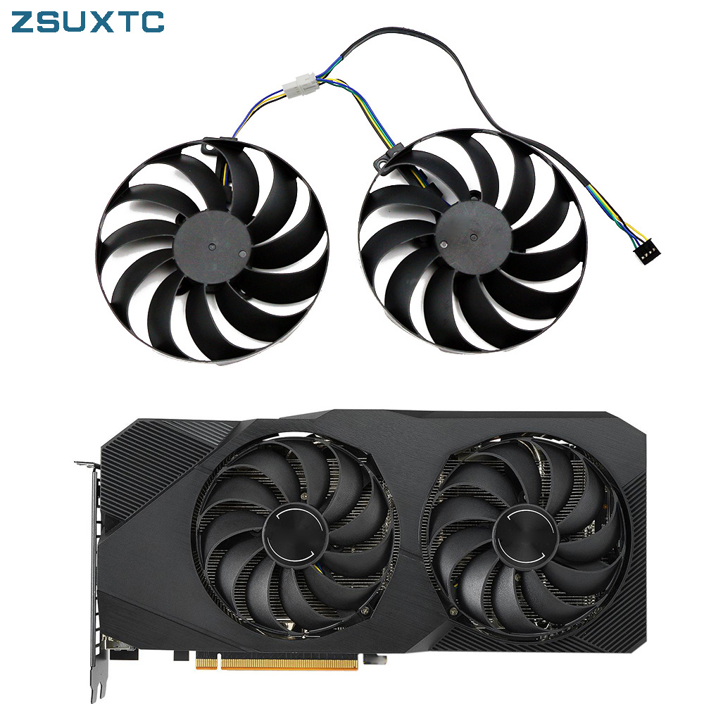 Rx 5700 Xt 8Gb Video Card - 95MM T 129215 Ventilador refrigerador de