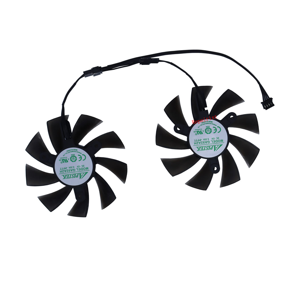 Rx 580 8Gb 2048Sp Gpu - Ventilador de placa de vídeo GPU,