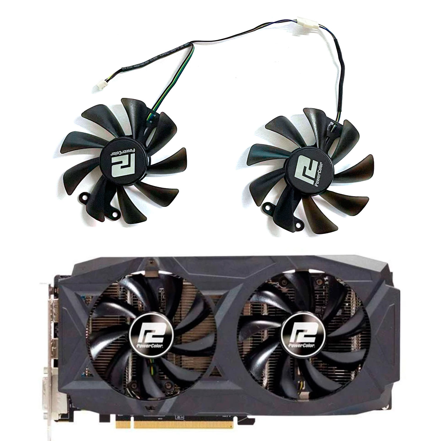 Rx 580 8Gb 2048Sp Gpu - Ventoinha de substituição para placa gráfica