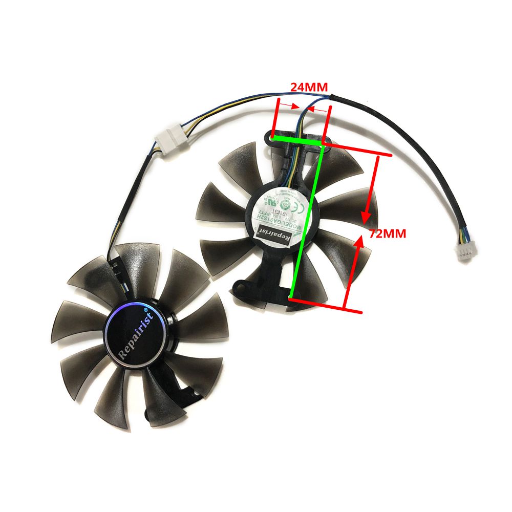 Ventilador de placa gráfica, r - Rx 580 8Gb 2048Sp Gpu avaliação e preço