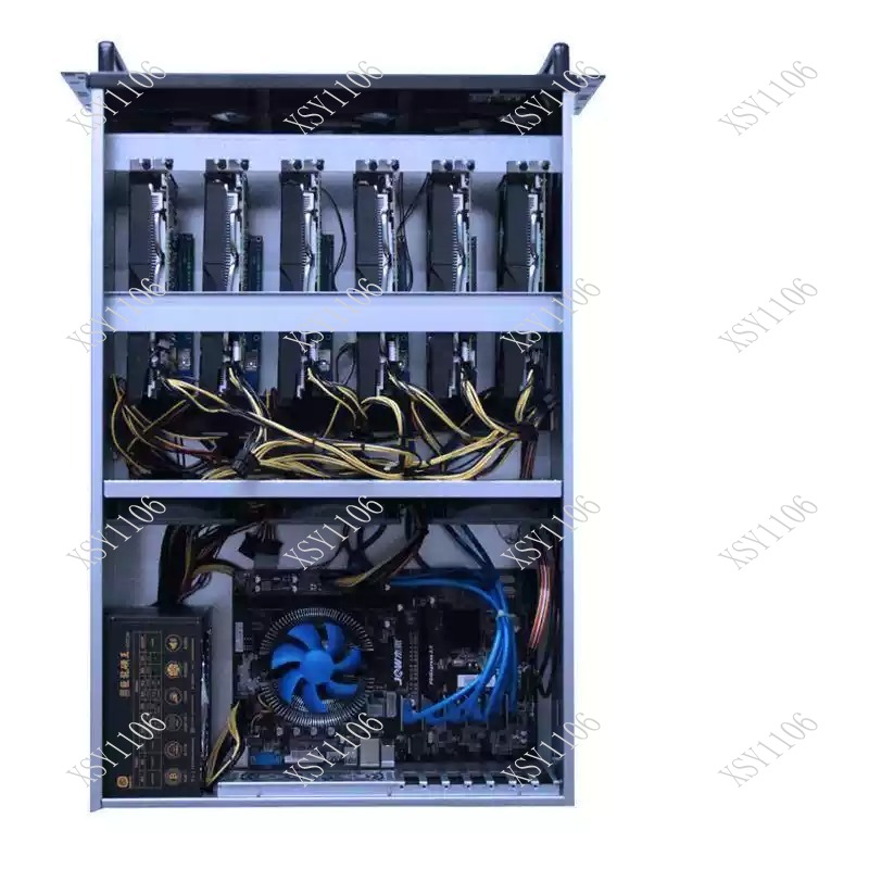 Chassi de Controle Industrial  - 8 Gpu 4U Server Chassis avaliação e preço