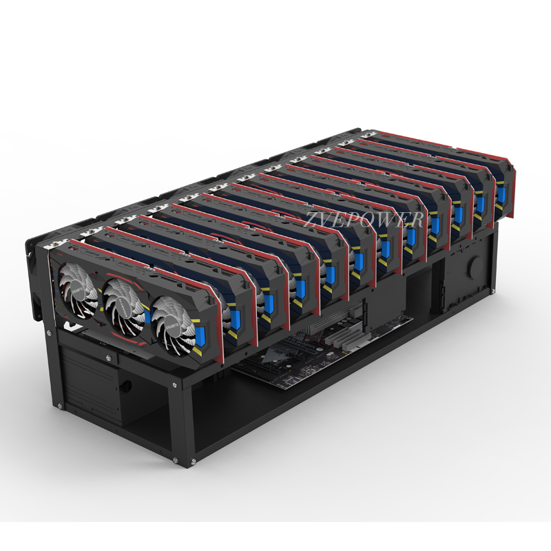 Suporte de personalização para - 12 Gpu Open Air Frame Case avaliação e preço