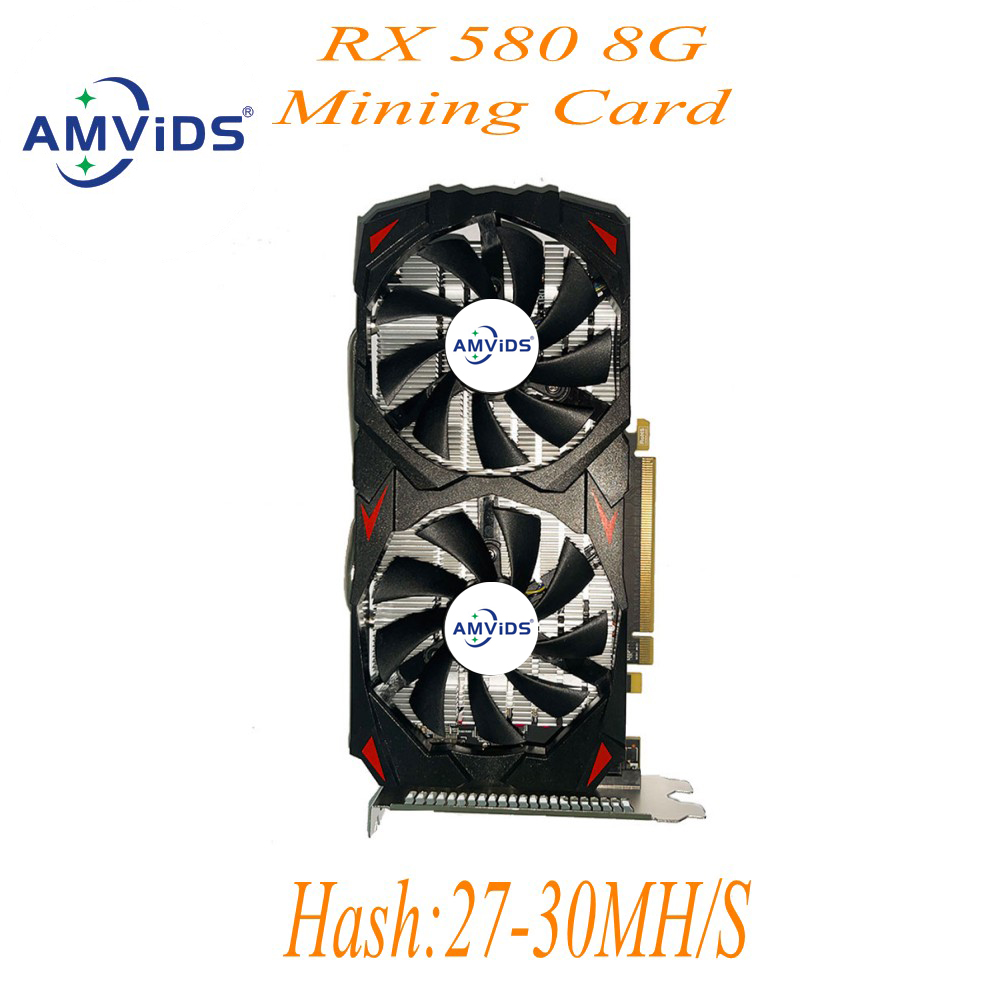 Placa gráfica AMD RX 580 8GB,  - Rx 580 8Gb 2048Sp Gpu avaliação e preço