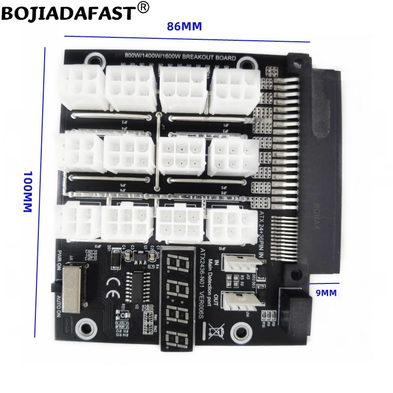 Sincronização da placa de fuga - 2400W Server Psu Breakout Board avaliação e preço