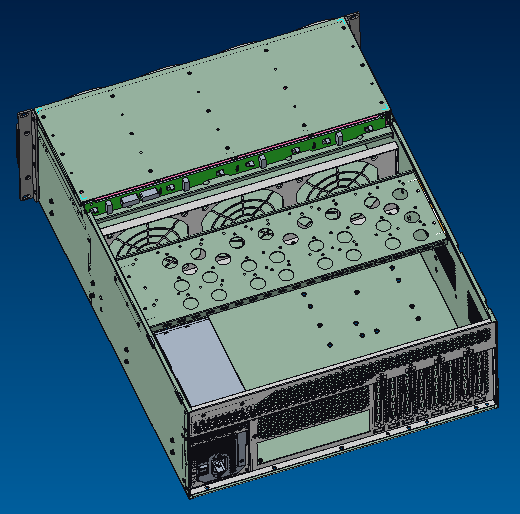 Rack 4U 4 baias caixa de servi - 8 Gpu 4U Server Chassis avaliação e preço