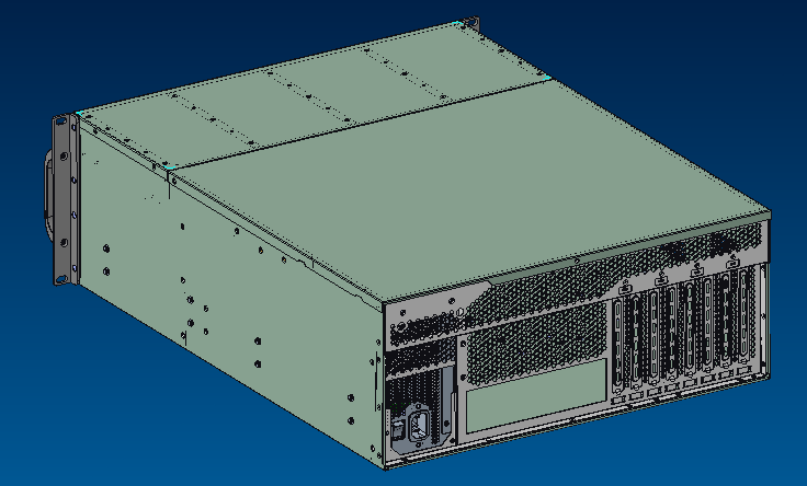 Rack 4U 4 baias caixa de servi - 8 Gpu 4U Server Chassis avaliação e preço