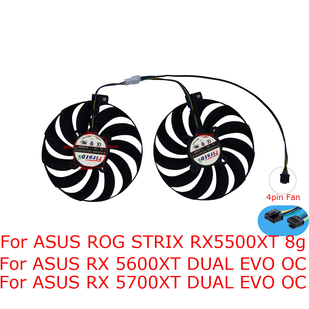 Ventilador de refrigeração par - Rx 5700 Xt 8Gb Video Card avaliação e preço