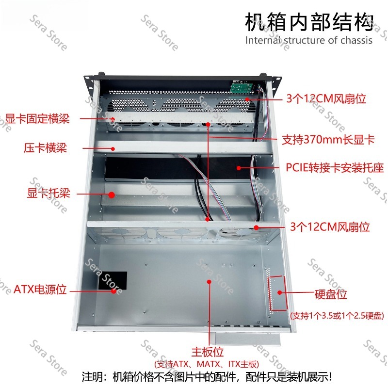 Chassis 4U para Múltiplas Plac - 8 Gpu 4U Server Chassis avaliação e preço